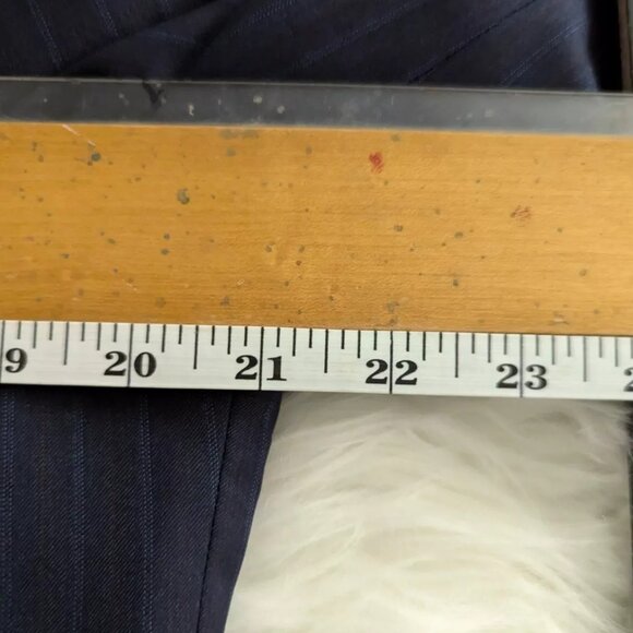 Cad & The Dandy Jacket Mens 50 (check last photo) Pinstripe Wool Blazer Bespoke - Picture 7 of 16